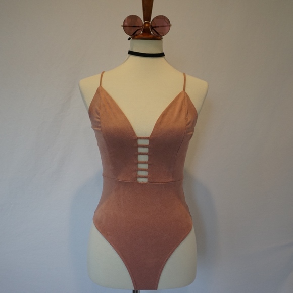 Mauve Pink Bodysuit - Picture 1 of 5